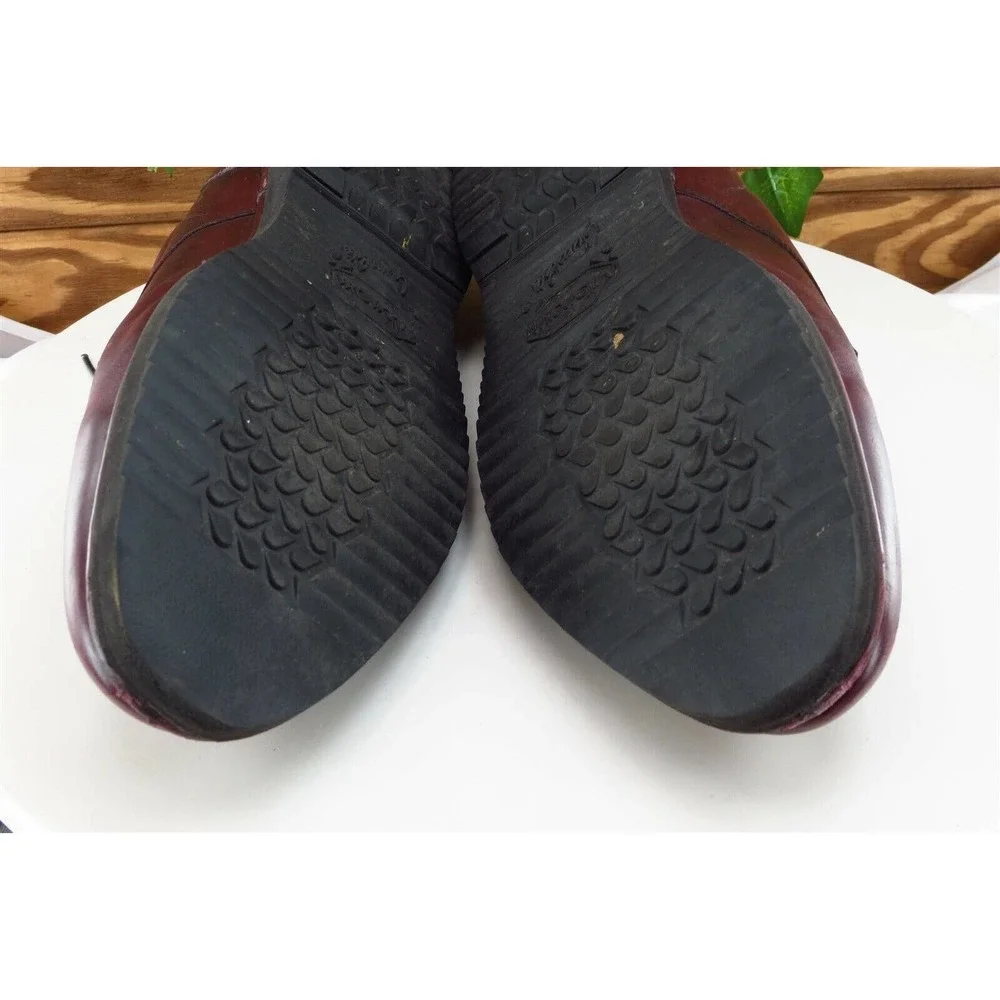 Dress Sports by Rockport Shoes Sz 10 M Red/Brown‎ Derby Oxfords Leather Men